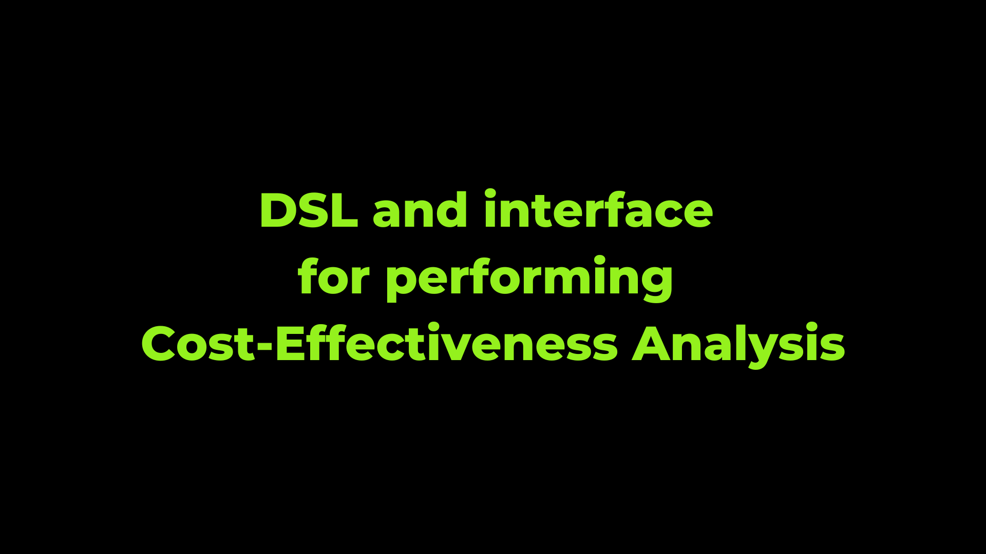 Creating a DSL for our proposed CEA tool using SRN